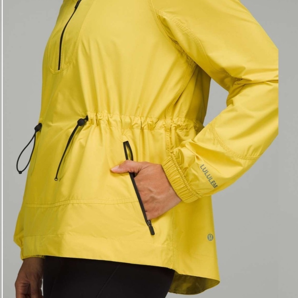 NWOT Lululemon Cinch-Waist Half-Zip Running Jacket Soleil Preppy Size 8 - Picture 4 of 14